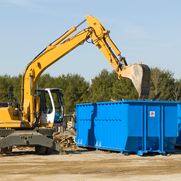 how many times can i have a residential dumpster rental emptied in Rutherford California